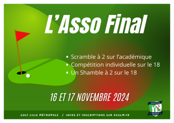 L'ASSO FINAL, FIN DE SAISON 2024